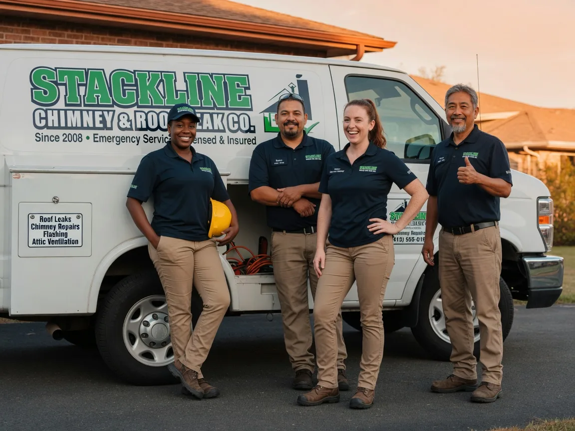 Chimney flashing repair company in Fraser, MI
